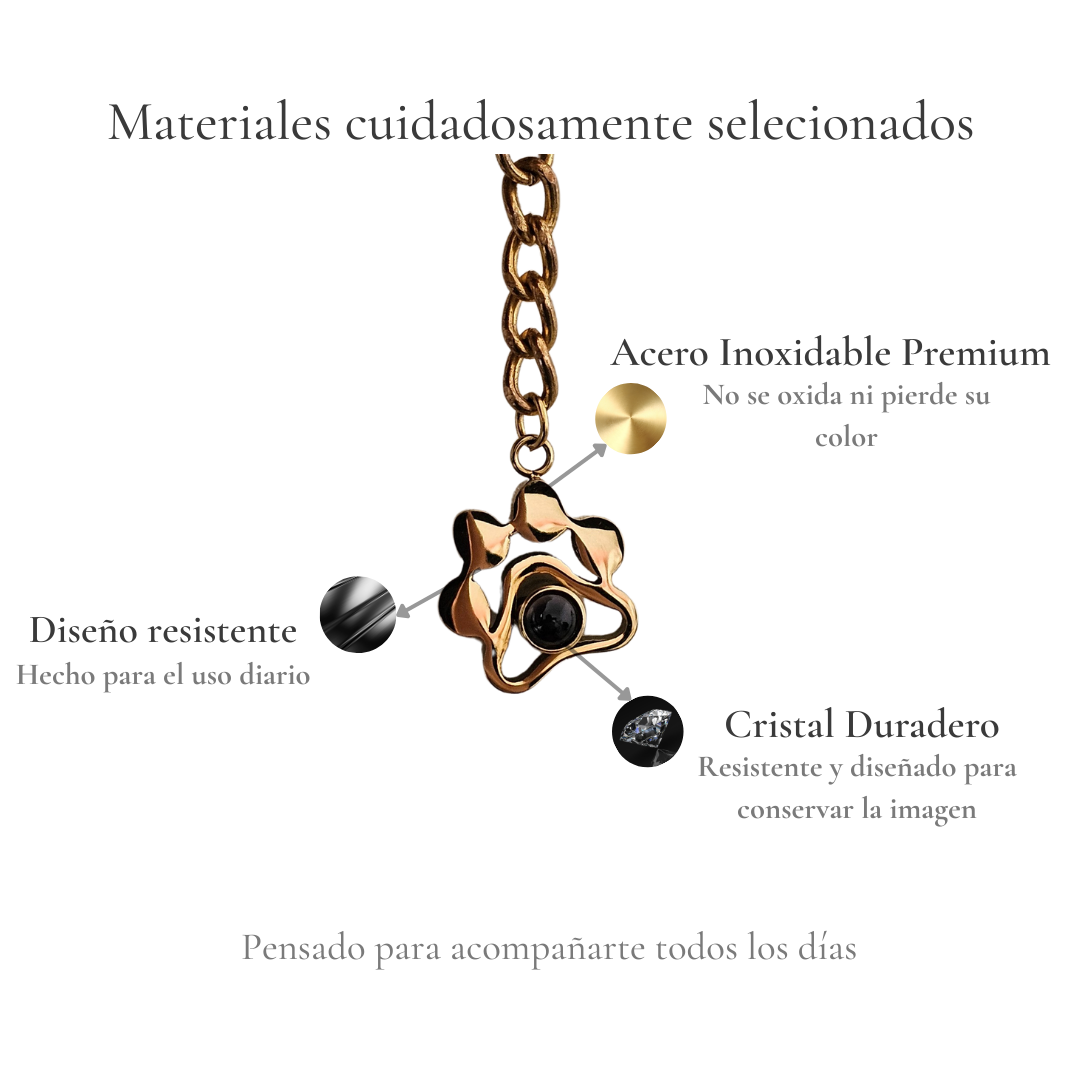 Llavero Huella con Proyección de Recuerdo