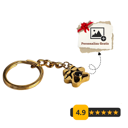 Llavero Huella con Proyección de Recuerdo